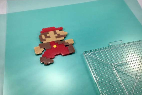 Help! I misaligned my perler piece with masking tape any ideas on how to  fix before I iron? : r/beadsprites